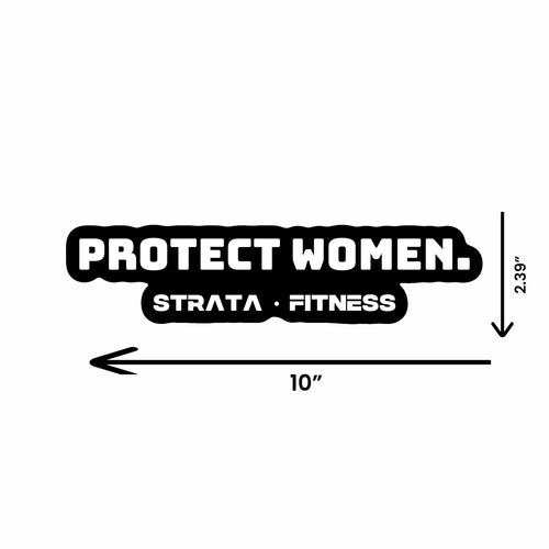 "Protect Women." Car Decal